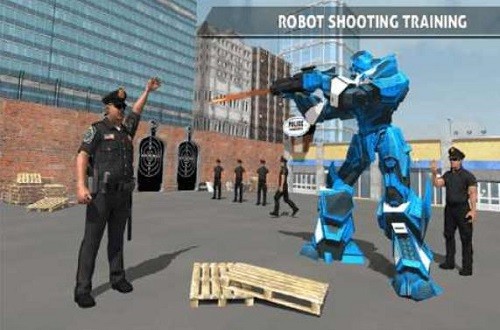 警察机器人汽车游戏 第1张